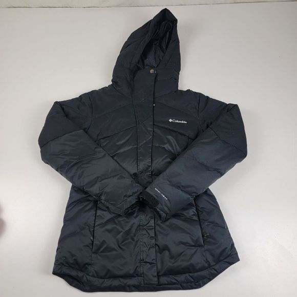 Columbia Jackets & Blazers - Columbia Omni Heat Down Jacket Full Zip Medium Womens Black